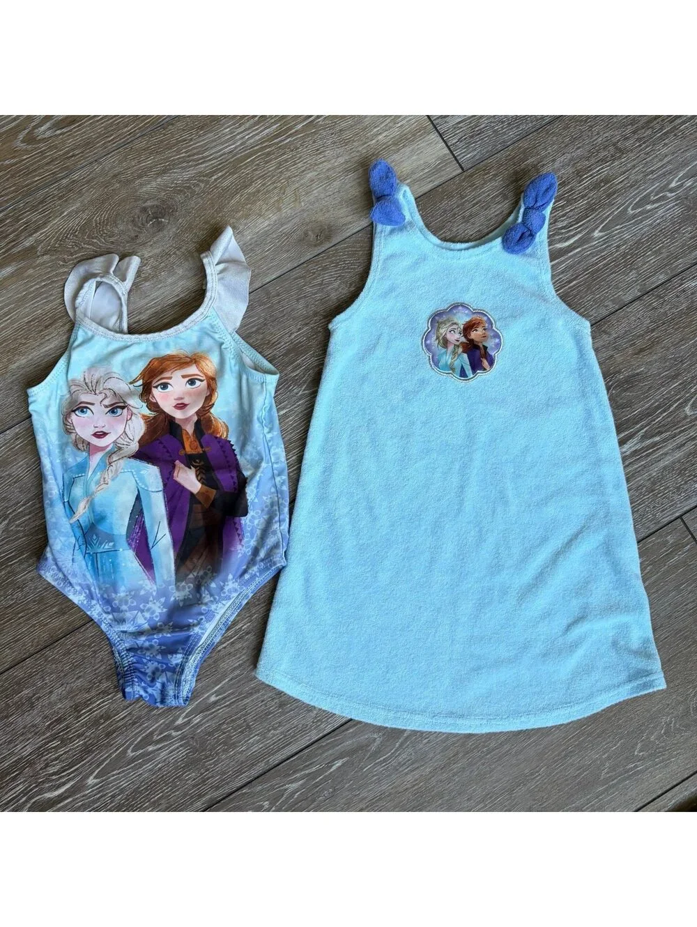 Disney Frozen 2 Girls 2T Swimsuit & Coverup Set Elsa Anna